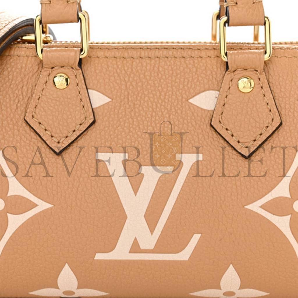 LOUIS VUITTON EMPREINTE MONOGRAM GIANT NANO SPEEDY ARIZONA CREME M81625 (16*10*7.5cm)